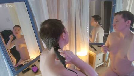 Cutting my Own Short Hair