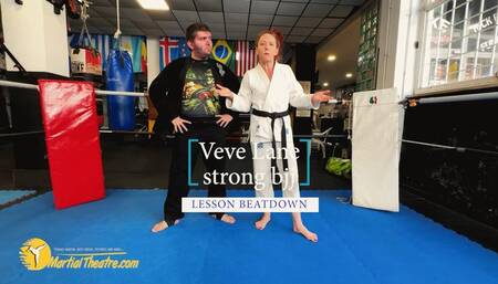 Veve Lane strong bjj lesson beatdown