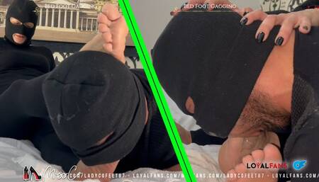 MissCo - BED FOOT GAGGING!