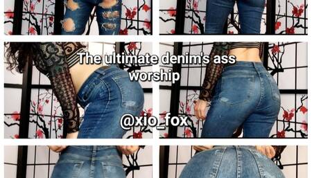 The ultimate demin ass worship