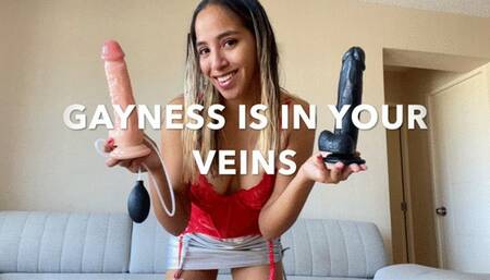 GAYNESS IS IN YOUR VEINS Bisexual encouraged