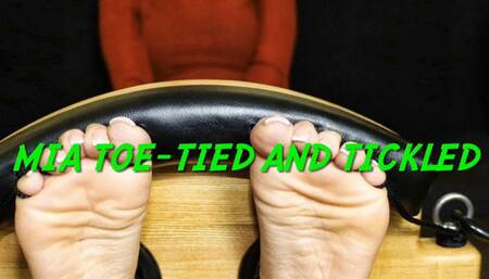 Miss Mia Toe-Tied and Tickled