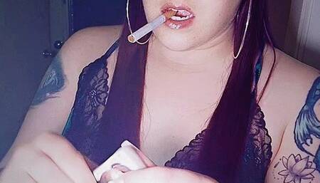 Sneaking into My Kitchen for a Smoke (Part 5) -Silent Smoke-