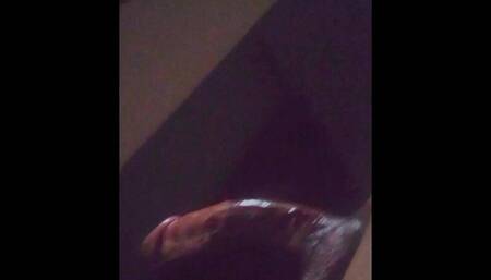 That Boy Bigy Oo Has His BBC Oiled up and Strokes It Late at Night