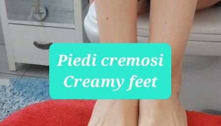 Creamy feet