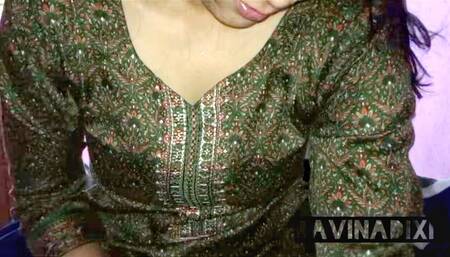 Ravina Big Boobs Girl Fuck Hard with Dever Hindi Voice