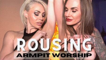 Rousing Armpit Worship - Helena Locke and Stella Sol Armpits Scent Worship Double Domme Goddess worship JOI Tease and Denial Breath Play Pit Worship Orgasm Denial Sensual Domination HDMP4