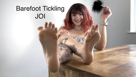 Barefoot Feather Tickling with JOI