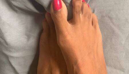 Boxers Footjob Cum Denial