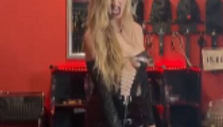 Foil Bondage Mistress Spanking Part 2