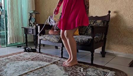 Amanda going to work and then going to the store with her problematic car