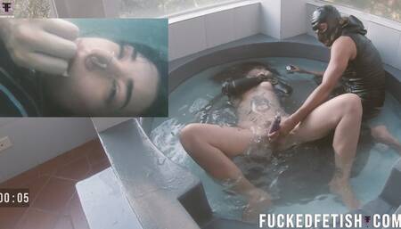 WMV Hitachi passionate BDSM water breath Naked