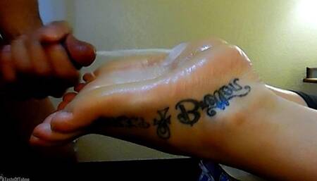 Samantha Converse® Clad Spunk Splattered Soles - Samsung - FULL