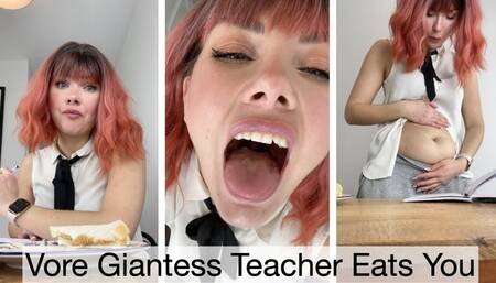 Vore Giantess Teacher Eats You