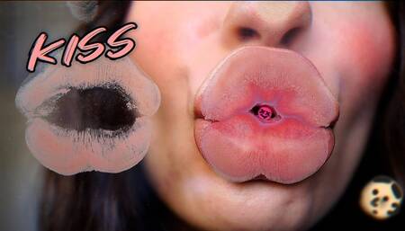 Huge nude juicy kiss