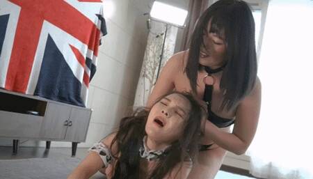 Catfight fan's fantasy vol 1 Let my girlfriend fight Round 1 catfight&punishment