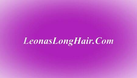 Unbraiding & Displaying My Long Hair In The Sunshine