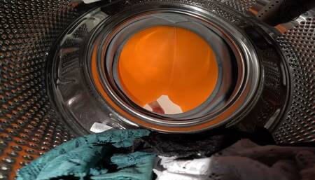 Filling the washing machine wtih my horrible farts