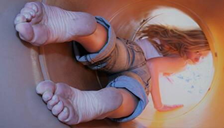 Ashley Playground Tube Slides