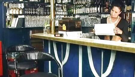 German Slut Got Fucked at the Bar