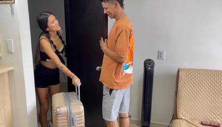 My Little Stepsister Arrives From Her Summer Camp and I Greet Her with the Best Fuck of Her Life