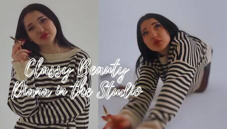 Classy Beauty Diana in the Studio