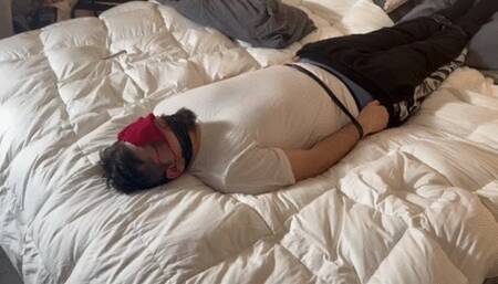 Tied up and Gagged! Inhale All Of My Farts!