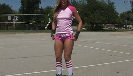 Hot Kelly Brooks Sucks This Guys Massive Prick