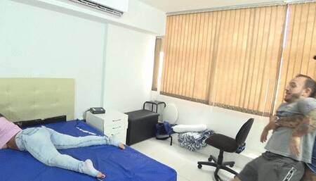 Two Brunette Goddess fart on dwarf Part 1 By Bruna Paes and Babi ventura Cam By Aline Full hd