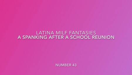 Home Late From A School Reunion To Get Spanked