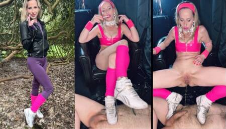 Sneaker job while smoking 2 eve 120 at once after a lil outdoor smoking walk in mud in my Reebok high top