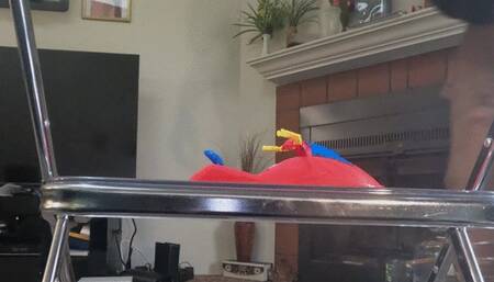 Giantess Destroys Boyfriend Jet ski with Giant Ass and Foot 1080