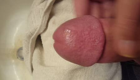 Me Jerking off on a Towel