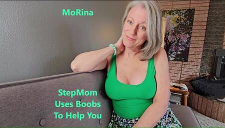 StepMom Uses Boobs To Help You