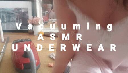 Vacuuming up my underwear from the floor