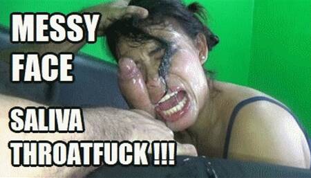 DEEP THROAT SPIT FETISH 240415HB SARAI THROAT FUCKING SLIMED MESSY FACE AND SLOPPY DEEPTHROAT (FULL HD MP4 VERSION)