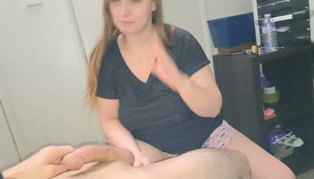 blowjob turns to titty fuckin