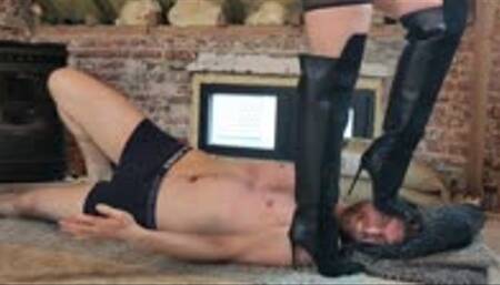 1350$ Boots, Lingerie and Pain -Rosanna- [Hard clip]