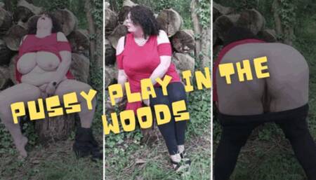 Pussy Play in the Woods 720p