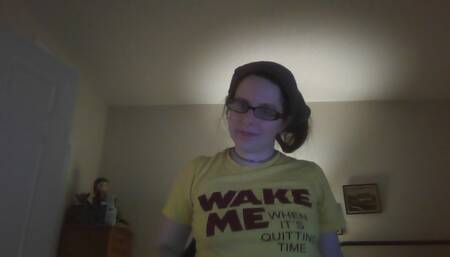 shy nerdy chick strips