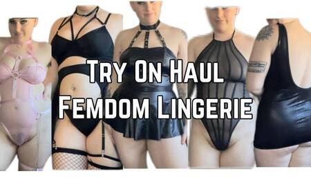 Try On Haul Femdom Lingerie