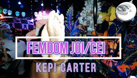 Feet Femdom JOI CEI with Kepi Carter