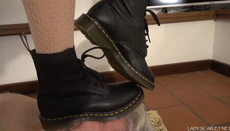 Lady Scarlet - Dr Martens Satisfy Me in Trampling