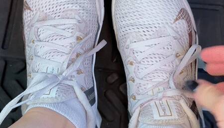 Taking Off SWEATY Socks & Shoes IN THE CAR - HD