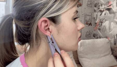 Blonde's virgin ears