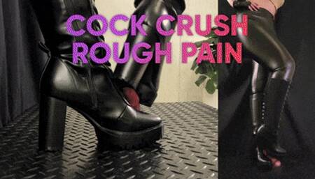 Cock Crush Rough Pain in Black Heels Boots - (Double Version) - TamyStarly - Ball Stomping, Bootjob, Shoejob, Ballbusting, CBT, Trample, Trampling, Stomp, Boot Domination, Crush, Crushing