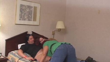 Lucky dude gets his cock sucked and fucked by two BBWs