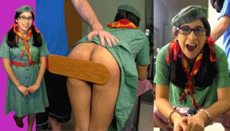 Girlscout eRica gets punished for selling cookies that make people fat!!