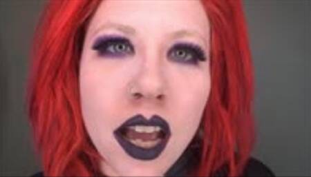 Mesmerized and owned by my Green eyes and Dark lips MP4 720