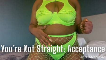 You’re Not Straight: Acceptance - Royal Ro encouraged bisexual ebony femdom pov hd mp4 1080p